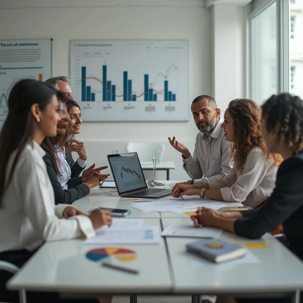 Equipo de InvertirCO en reunión estratégica