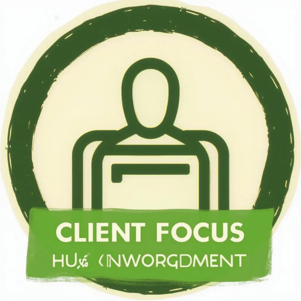 Icono Enfoque en Cliente
